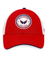 Men's Fanatics Red, White Washington Capitals Iconic Gradient Trucker Snapback Hat