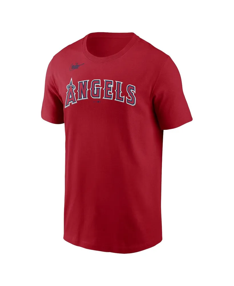 Men's Nike Bo Jackson Red California Angels Cooperstown Collection Name and Number T-shirt