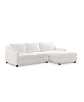 Garcelle Piece Stain-Resistant Fabric Sectional