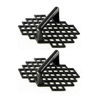 Charcoal Companion Cc5159 Cast Iron Grill Marks Press (2-Pack)