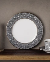 Noritake Infinity Graphite 4 Piece Salad Plate Set, Service for 4