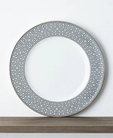 Noritake Infinity Graphite 4 Piece Dinner Plate Set, Service for 4