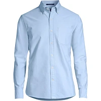 Lands' End Men's Tailored Fit Long Sleeve Sail Rigger Oxford Shirt