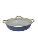 Sedona Kitchen Ceramic 13" Everyday Pan with Lid