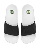 Women's Foco Boston Celtics Script Wordmark Slide Sandals