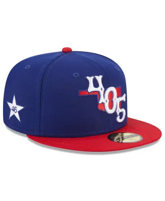 Men's New Era Blue Oklahoma City Dodgers Authentic Collection Alternate Logo 59FIFTY Fitted Hat