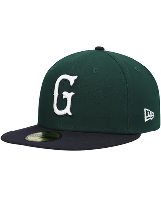 Men's New Era Green Greenville Drive Authentic Collection Team Alternate 59FIFTY Fitted Hat