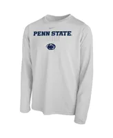 Big Boys and Girls Nike White Penn State Nittany Lions 2023 On Court Sole Bench T-shirt