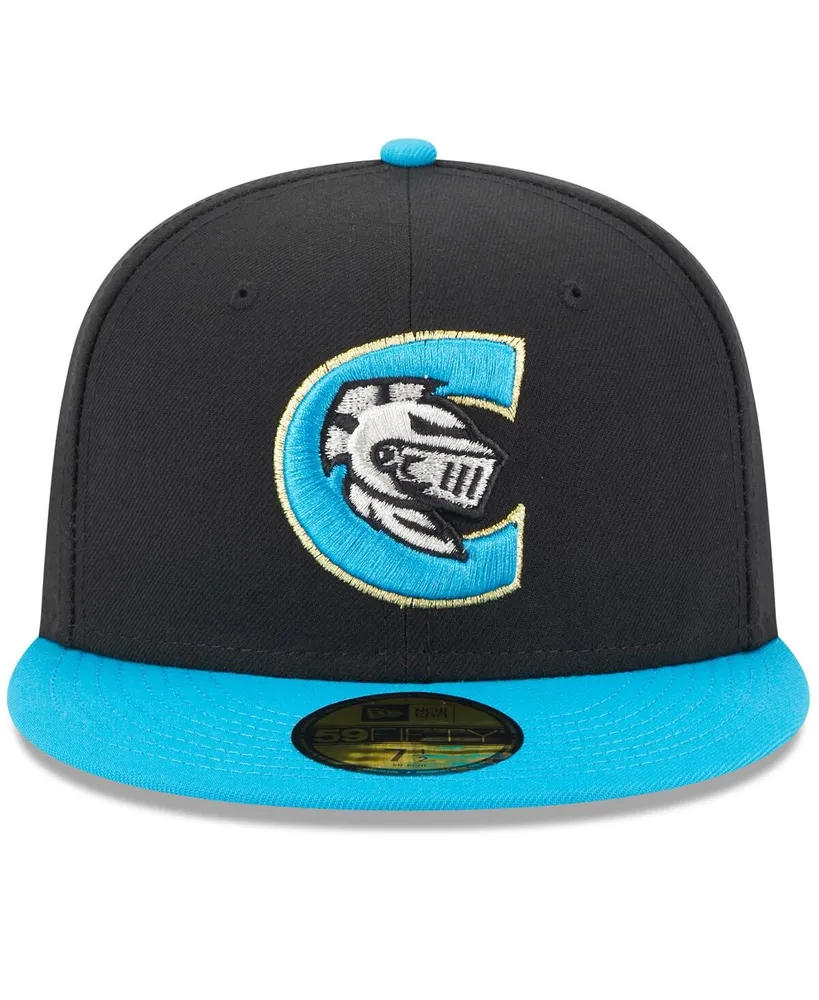 Men's New Era Black Charlotte Knights Authentic Collection Alternate Logo 59FIFTY Fitted Hat