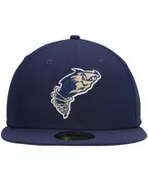 Men's New Era Navy Tri-City Dust Devils Authentic Collection Team Home 59FIFTY Fitted Hat