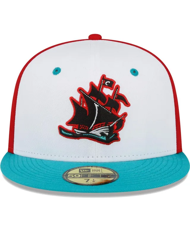 New Era Men's White Cedar Rapids Kernels Copa De La Diversion 59FIFTY  Fitted Hat