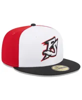 Men's New Era White Richmond Flying Squirrels Authentic Collection Alternate Logo 59FIFTY Fitted Hat