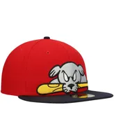 Men's New Era Red Portland Sea Dogs Authentic Collection Team Alternate 59FIFTY Fitted Hat