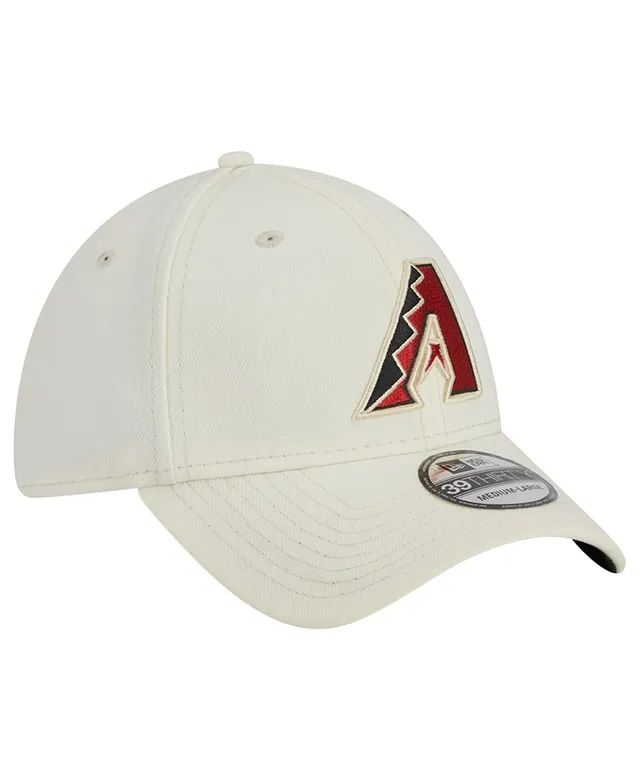 Men's New Era Cream Arizona Diamondbacks Chrome Evergreen 59FIFTY Fitted Hat