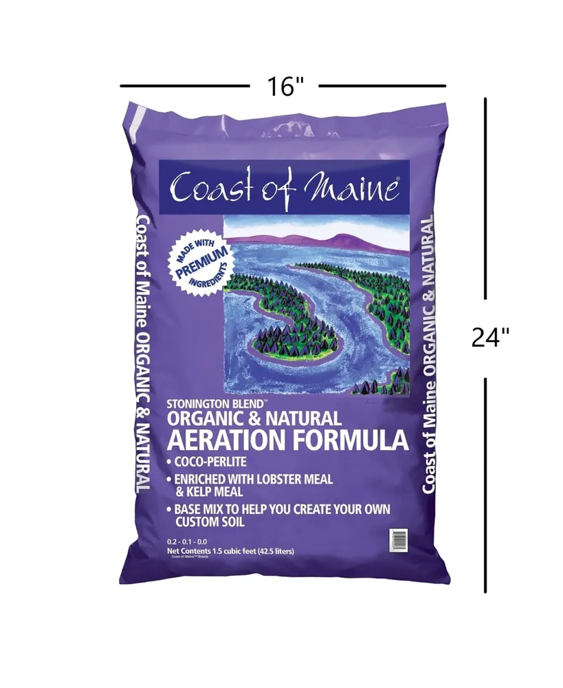 Coast of Maine Organic and Natural Aeration Formula Potting Soil, 1.5 Cf