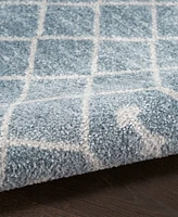 Nourison Home Astra Machine Washable ASW10 5'3" x 7' Area Rug