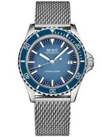 Mido Unisex Swiss Automatic Ocean Star Tribute Stainless Steel Mesh Bracelet Watch 41mm