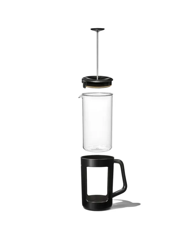 Bonjour Stainless Steel & Glass 33.8-Oz. French Press - Macy's