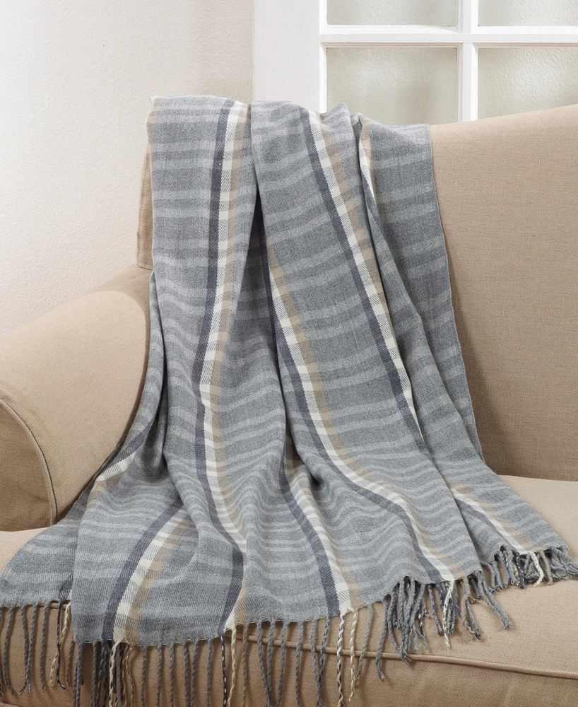 Saro Lifestyle Plaid Throw, 50" x 60"