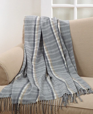 Saro Lifestyle Plaid Throw