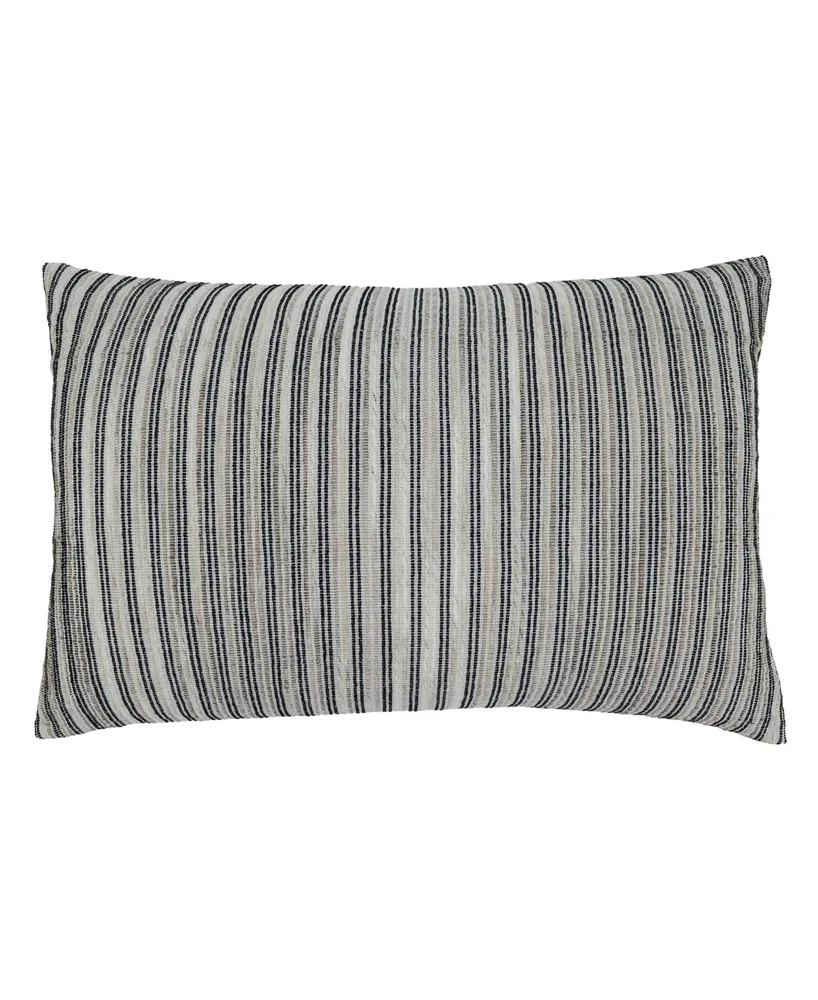 Saro Lifestyle Corded Line Decorative Pillow