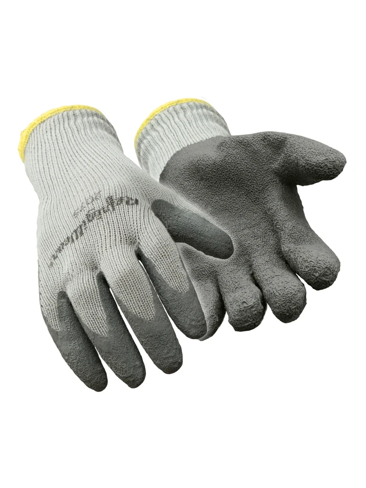 RefrigiWear Men's Thermal Ergo Grip Crinkle Latex Palm Coated Gloves (Pack of 12 Pairs)