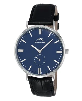 Porsamo Bleu Men's Henry Genuine Leather Band Watch 842AHEL