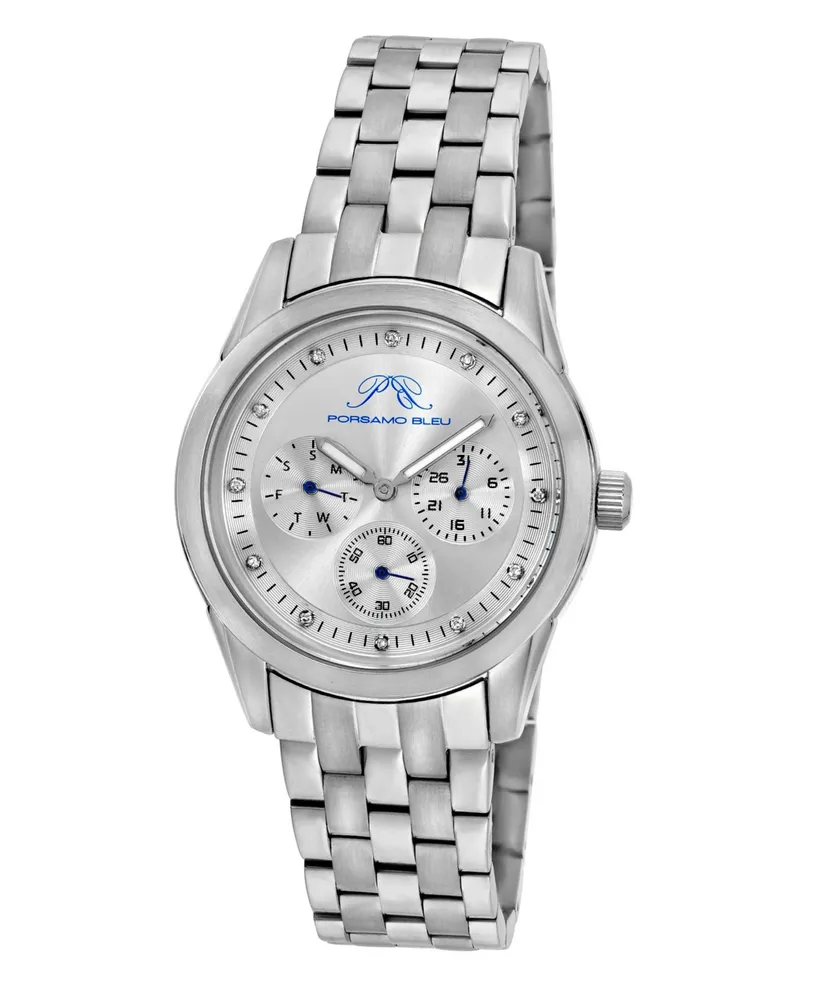 Porsamo Bleu Women's Diana Stainless Steel Bracelet Watch 741ADIS