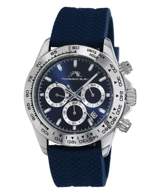 Porsamo Bleu Men's Preston Silicone Strap Watch 1034APRR