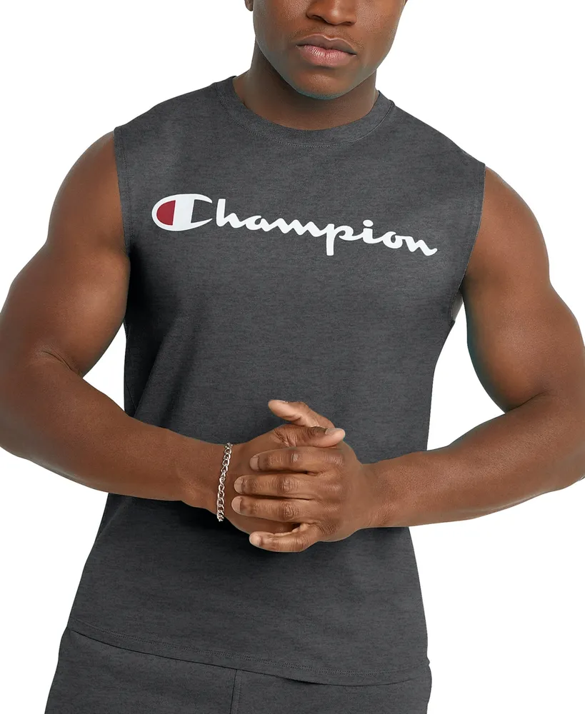 Champion Men's Logo Sleeveless T-Shirt