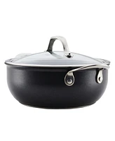 Anolon X Hybrid Nonstick Aluminum 4 Qt Casserole Pan With Lid