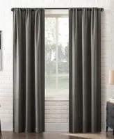 Sun Zero Bergen Theater Grade Extreme 100% Blackout Rod Pocket Single Curtain Panel