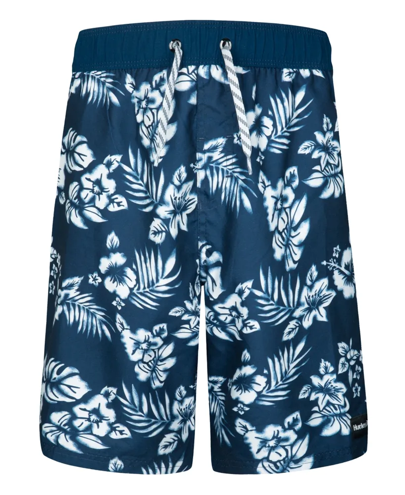 Hurley Big Boys Floral Printed Drawcord Board Shorts