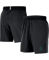 Men's Nike Black Michigan State Spartans Player Performance Shorts