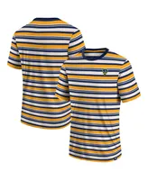 Men's Fanatics Gold La Galaxy Shot Clock Stripe T-shirt