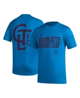 Men's adidas Charlotte Fc Team Jersey Hook Aeroready T-shirt