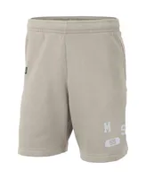 Men's Nike Cream Michigan State Spartans Fleece Shorts