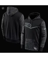 Men's Nike Black Tennessee Titans Rflctv Chevron Pullover Hoodie