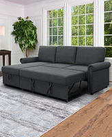 Hamilton 2 Piece Storage Sofa Bed Reversible Sectional