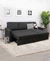 Newton 2 Piece Storage Sofa Bed Sectional