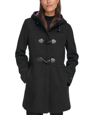 Tommy Hilfiger Women's Hooded Toggle Walker Coat, Created for Macy's