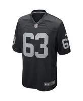 Men's Nike Gene Upshaw Black Las Vegas Raiders Game Retired Player Jersey