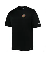 Men's Columbia Black Atlanta United Fc Terminal Tackle Omni-Shade T-shirt