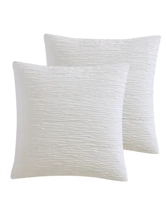Vera Wang Ruched Chenille Faux Velvet Decorative Pillow, 20" X 20"