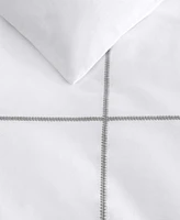 Vera Wang Zig Zag Cotton Sateen Duvet Cover Set