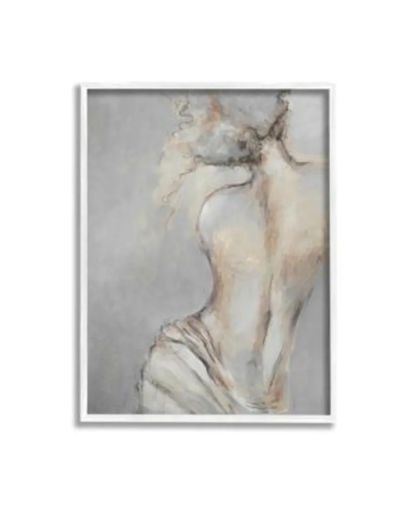 Stupell Industries Traditional Portrait Nude Woman Art Collection