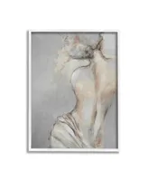 Stupell Industries Traditional Portrait Nude Woman Art Collection