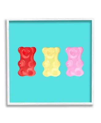 Stupell Industries Cute Gummy Bear Candies Art Collection