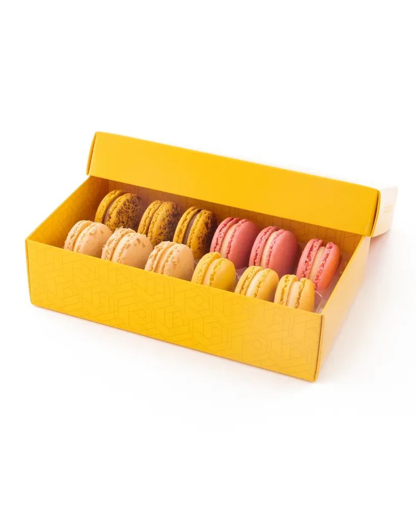 La Biscuitery The Sunshine Box of 12 Macarons