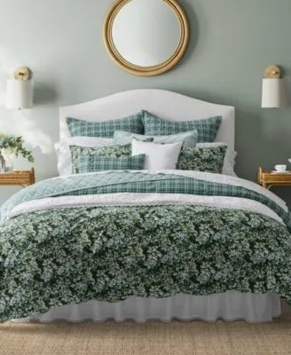 Laura Ashley Bramble Floral Cotton Reversible Duvet Cover Sets